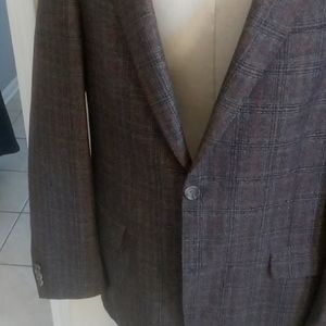 Tweed sports jackets 46R made in USA imported fabric Made for DILLARDS STORE
